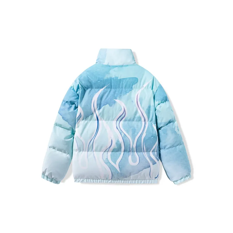 FireMonkey Puffer Jacket Unisex Sky Blue-1