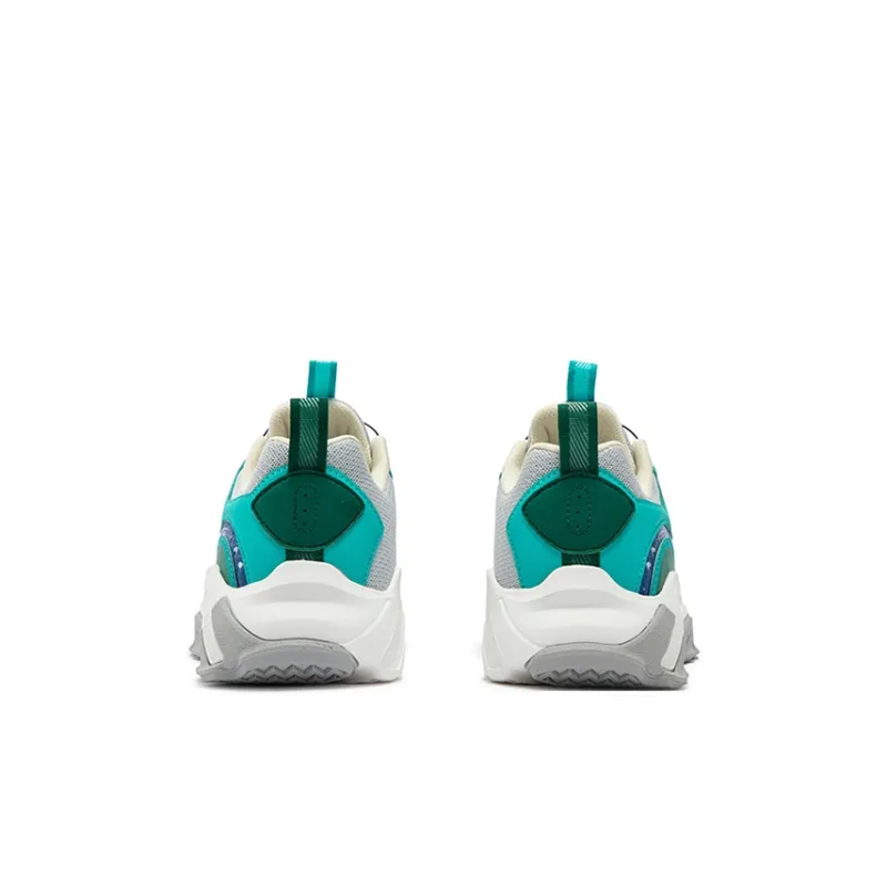 XTEP Non slip Support Low Top Kids Lifestyle Shoes Moonstone Gray Aqua Blue Baby Yellow Kids'-2
