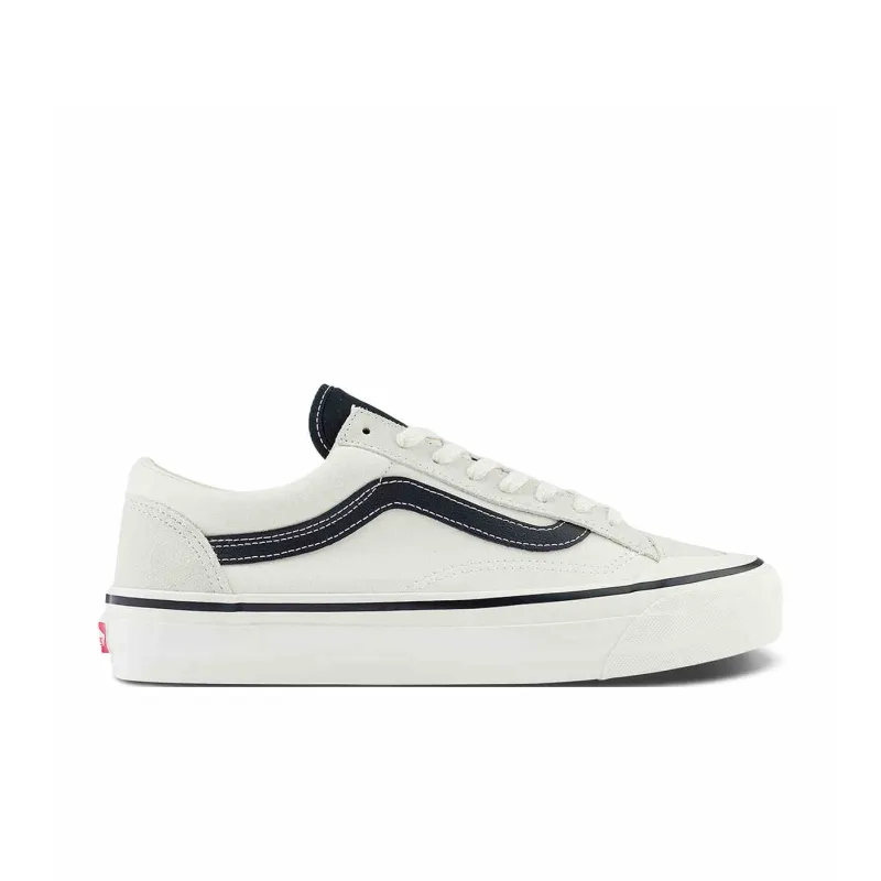 Vans Anti Slip Wear Resistant Low Top Skateboard Shoes Unisex White Black-1