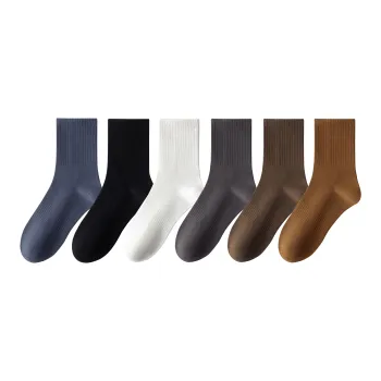 Caramella Mid Calf Socks Unisex 6 Pack