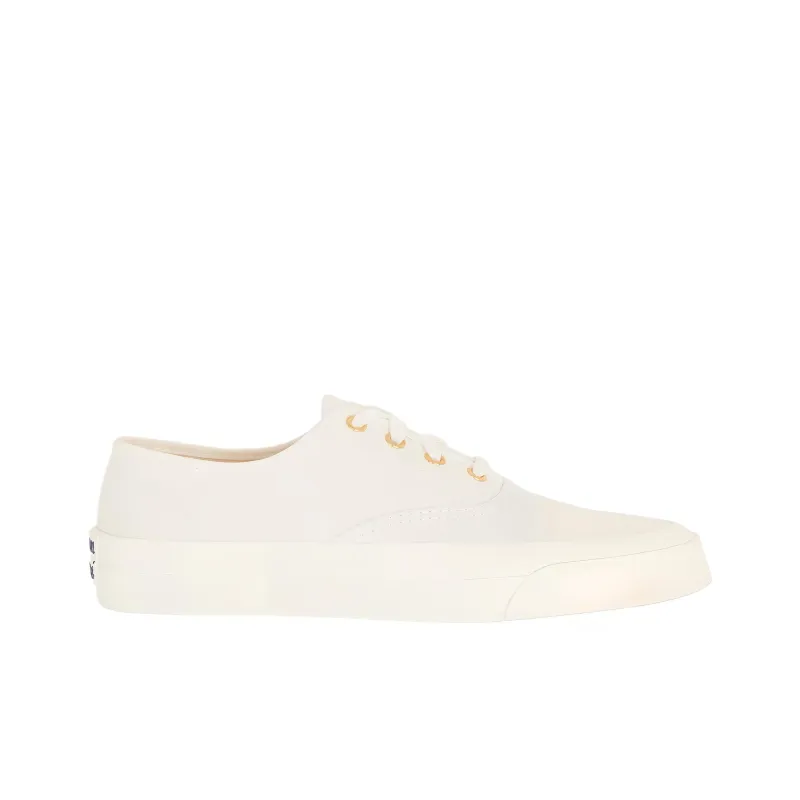Maison Kitsune Slip-Resistant Low-Top Skateboard Shoes Men's White-1