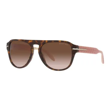 MICHAEL KORS Plastic Aviator Sunglasses Men's Deep Tortoiseshell