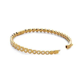 Monica Vinader 18kt Gold Vermeil Diamond Bangle