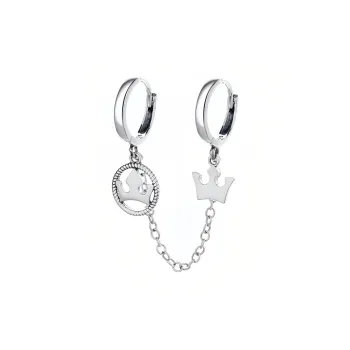 MDDHR 925 Sterling Silver Earrings Women's
