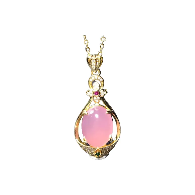 JUNWEN Chalcedony Necklaces Women's-1
