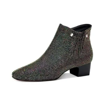 JESSICA SOPHIA Ankle Boots 4cm Women's Black