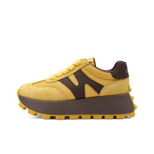 D FUSE SCANDINAVIA Ah Gan Shoes Anti Slip And Wear Resistant Lightweight Low Top Casual Shoes Women's