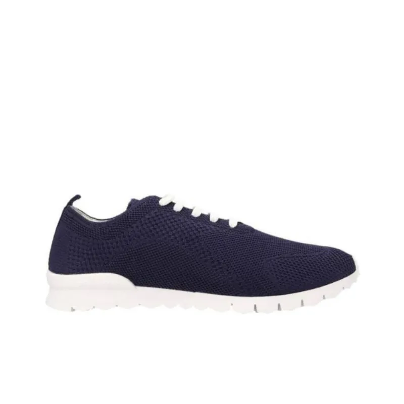Kiton Logo-embroidered Knit Sneakers-1