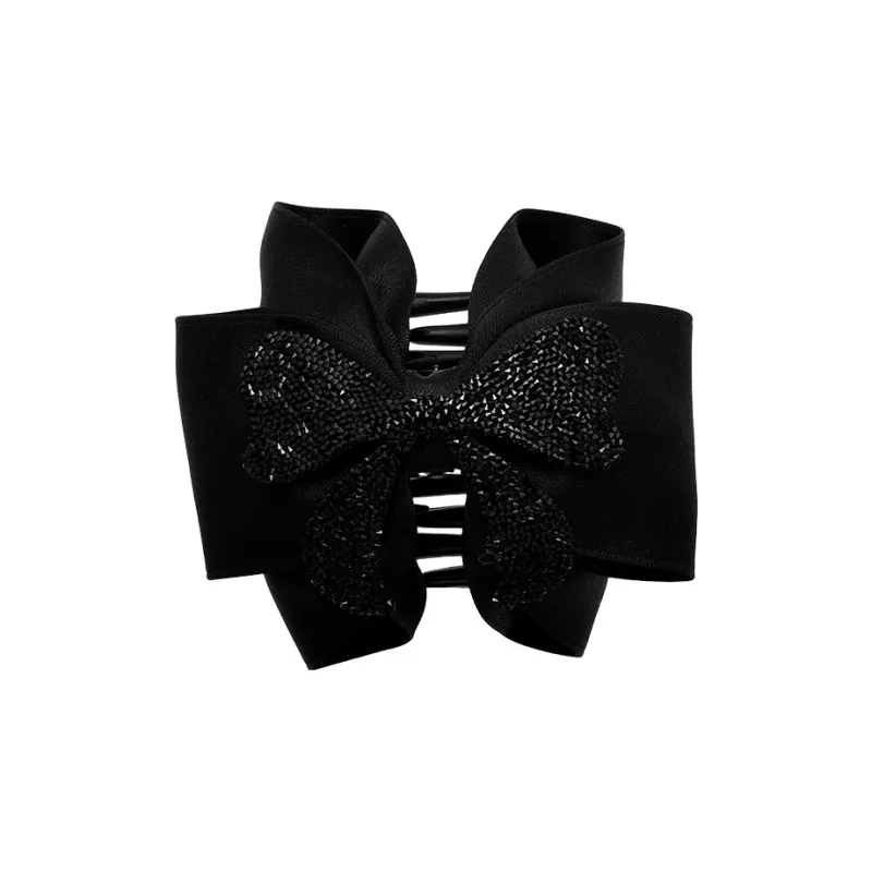ROYALSASA Polyester Faux Crystal Hair Claw Clip Headpiece Women's-3