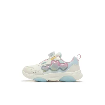XTEP Non slip Support Low Top Kids Lifestyle Shoes Sail White Microwave Blue Coconut Milk Yellow Kids'