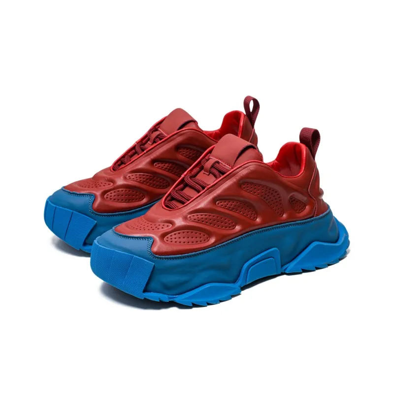 Team Bees Wear-Resistant Slip-Resistant Cushioning Low-Top Chunky Sneakers Men's Box Included-3