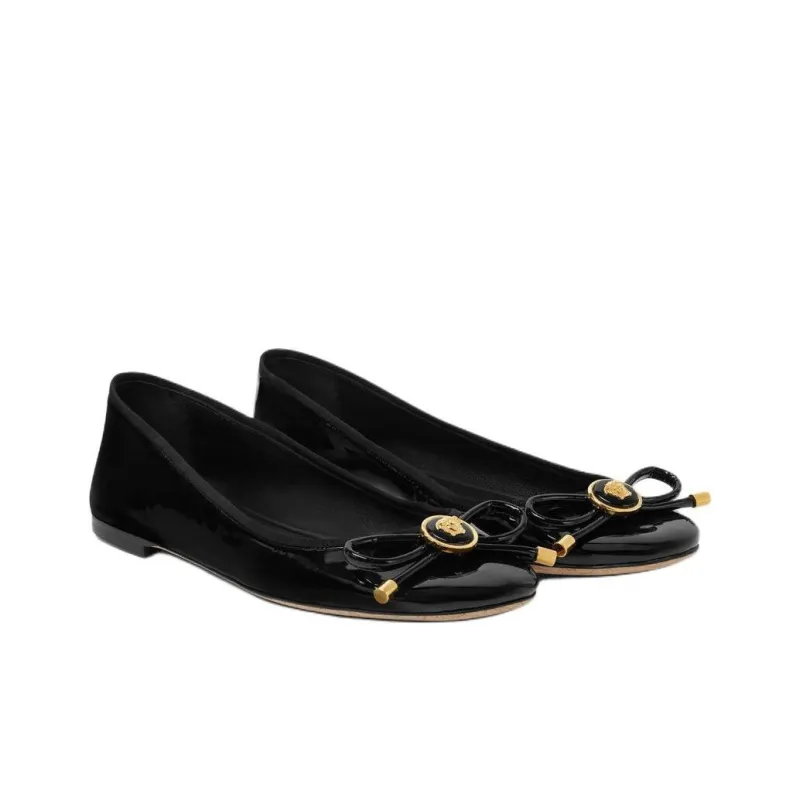 VERSACE Opera Casual Single Shoes Women's Black-2