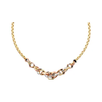 CARTIER White Gold Necklaces Unisex Gold
