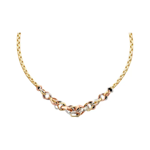 CARTIER White Gold Necklaces Unisex Gold