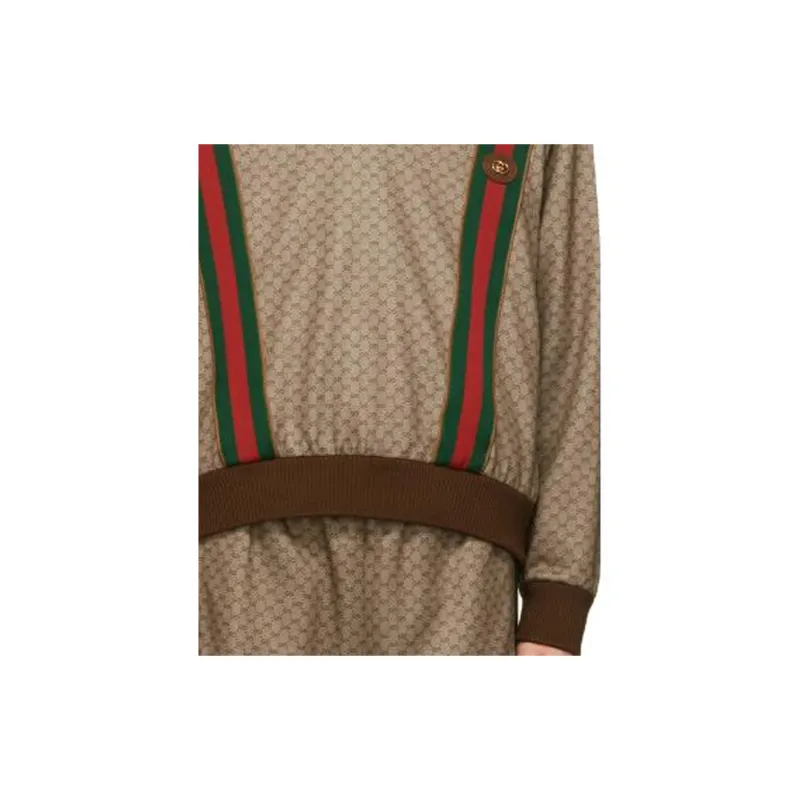GUCCI Sweatshirts Men Brown-5