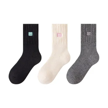 MIIOW Mid Calf Socks Women's 3 Pack