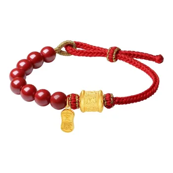 Otoshi Reconstructed Cinnabar Bracelets Women's