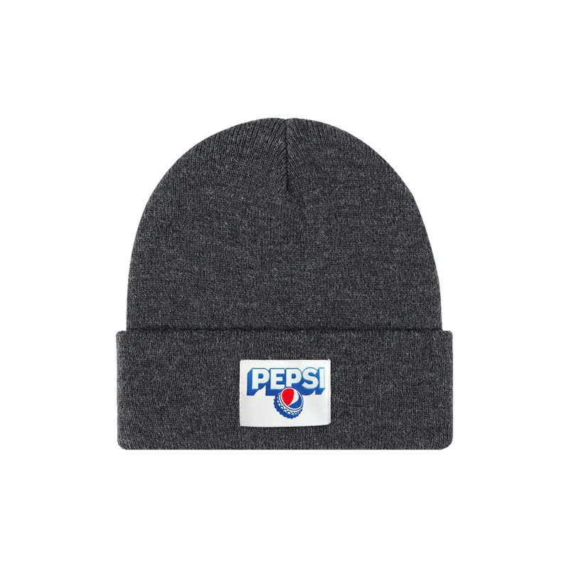 Pepsi Acrylic Beanies Unisex Black Caramel-24