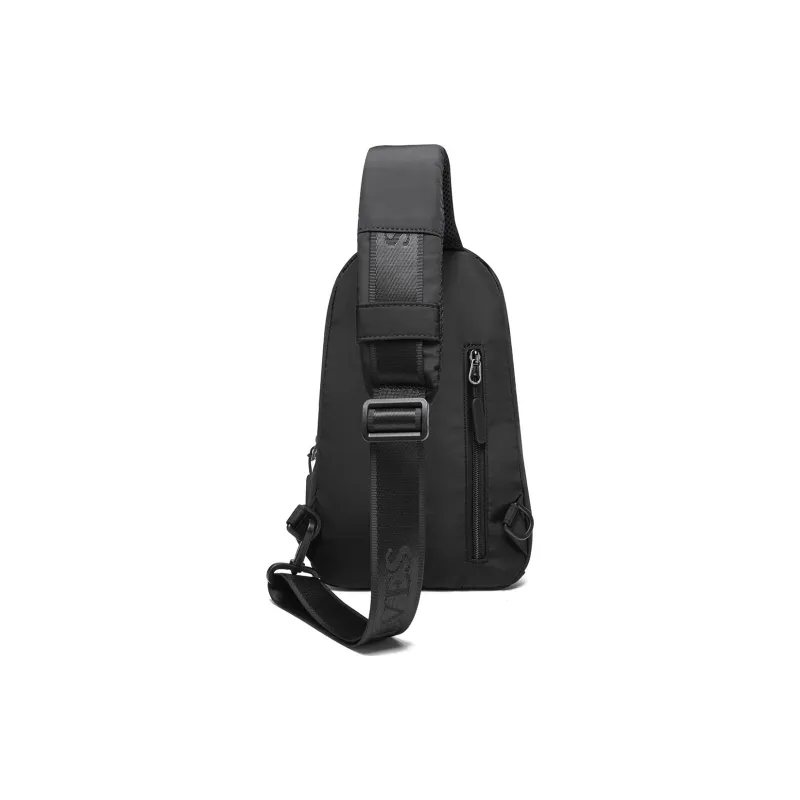 SEPTWOLVES Fabric One Shoulder Crossbody Sling Bags Regular Men's Black-2