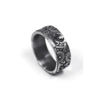 Silver Art 999 Fine Silver Rings Men's