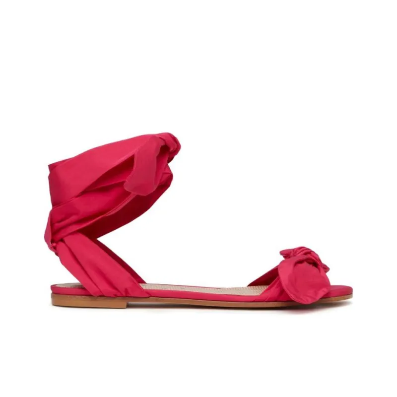 RED VALENTINO REDValentino Bow Detail Lace Up Sandals Women's-1
