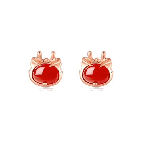 ONEKISS Tower Gold Plated Earrings Women's