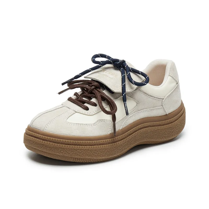Teenmix Wave German Army Trainers Cushioning Lightweight Slip Resistant Low Top Casual Shoes Women's-6
