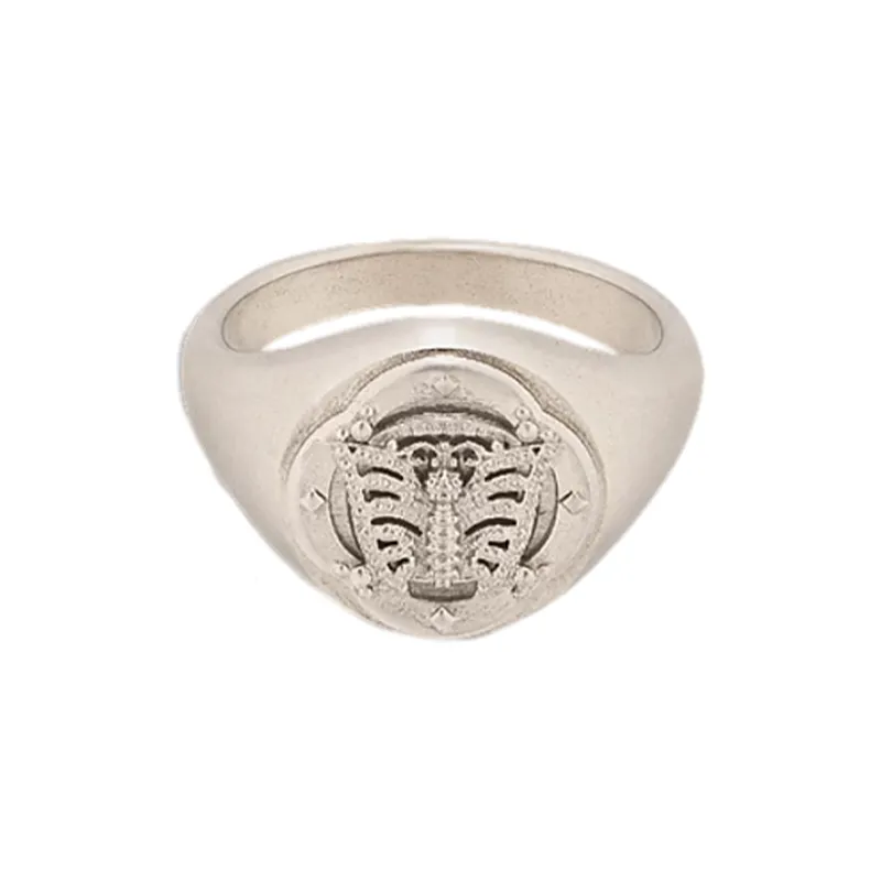 DIOR Metal Rings Unisex Palladium Gold-1