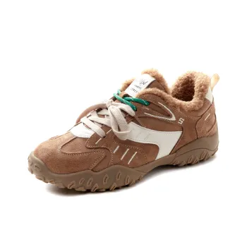 NRDROFFICIAL Warm Balanced Wear Resistant Lightweight Water Resistant Slip Resistant Low Top Casual Shoes Women's