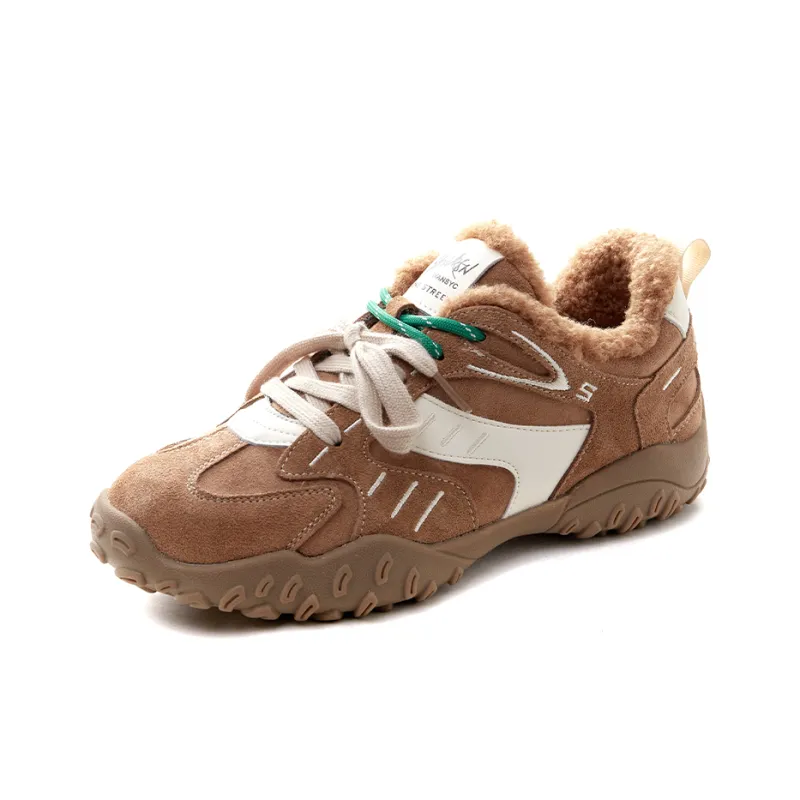 NRDROFFICIAL Warm Balanced Wear-Resistant Lightweight Water-Resistant Slip-Resistant Low-Top Casual Shoes Women's-0
