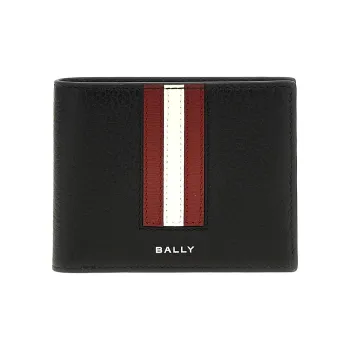 BALLY Calfskin Wallet Men's Black