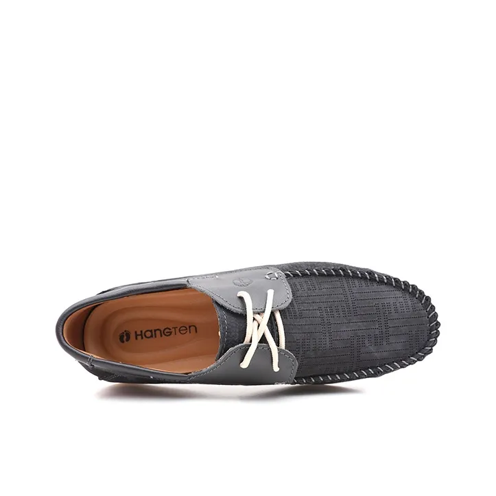HANG TEN Casual Shoes Men's Black Blue-1