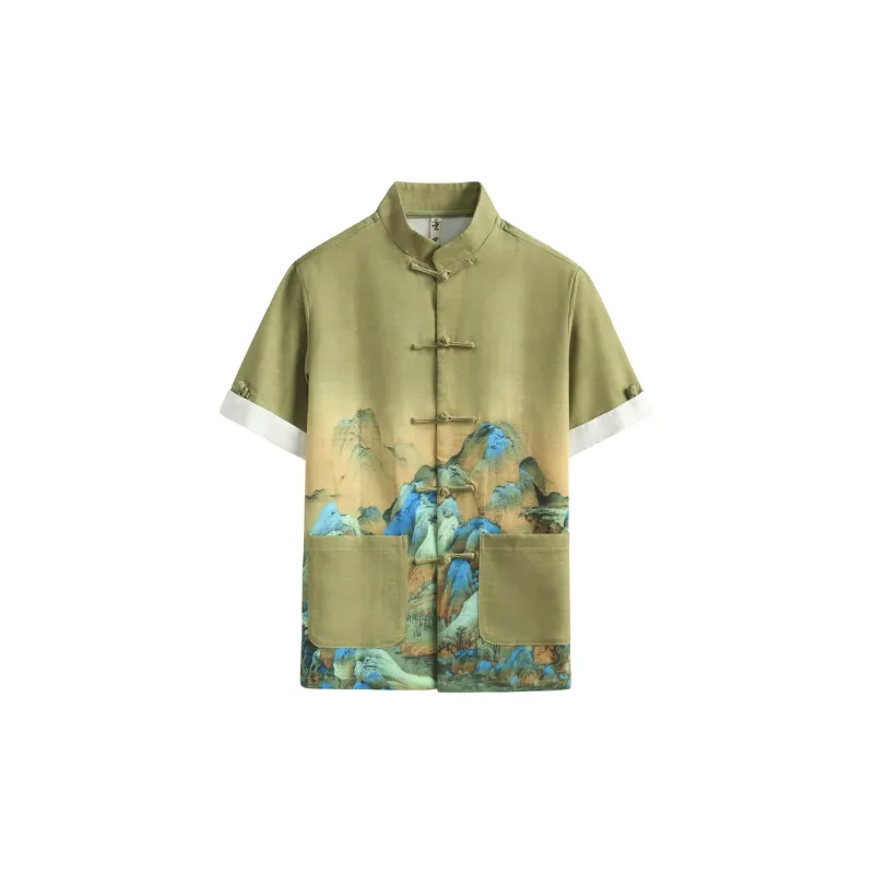 XUANSHENG Shirt Men's Thousands Of Miles-5