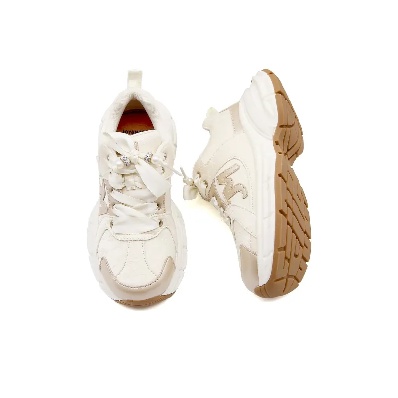Joy&Mario Chunky Sneakers Women's White-4