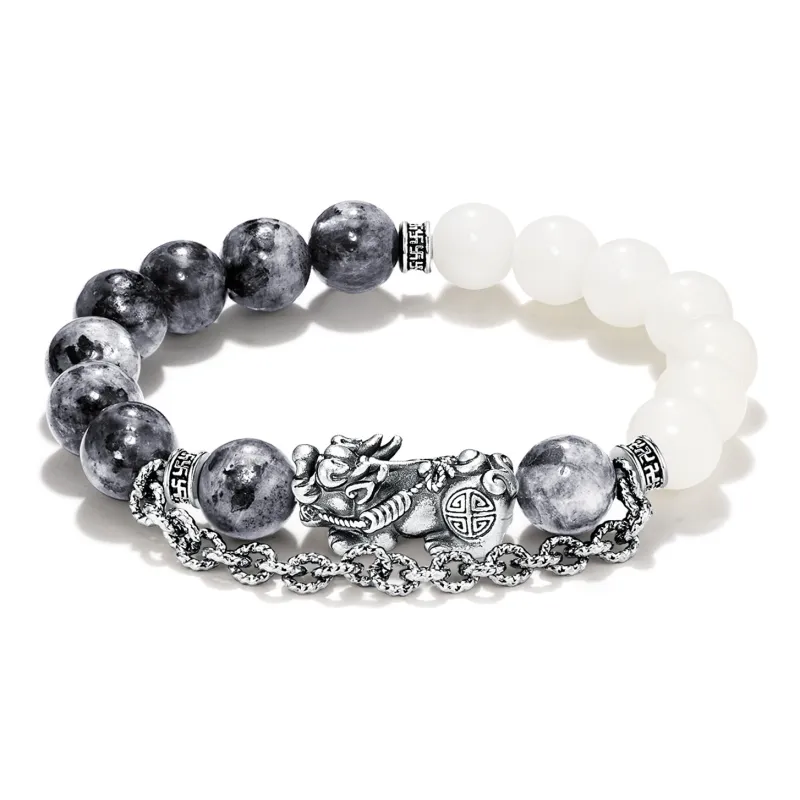 Silver Trim Bodhi Bracelets Unisex-36