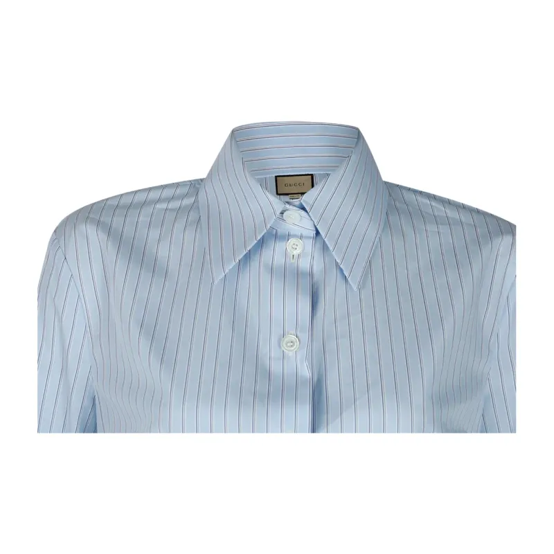 GUCCI Shirts Women's Blue-3