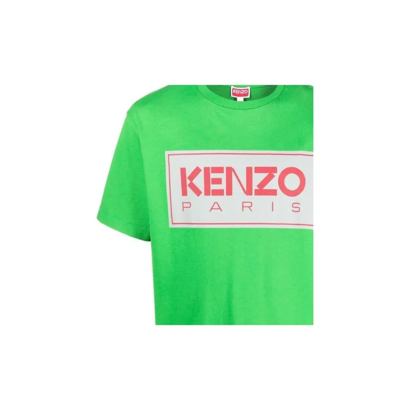 KENZO Logo print Round neck T shirt-6