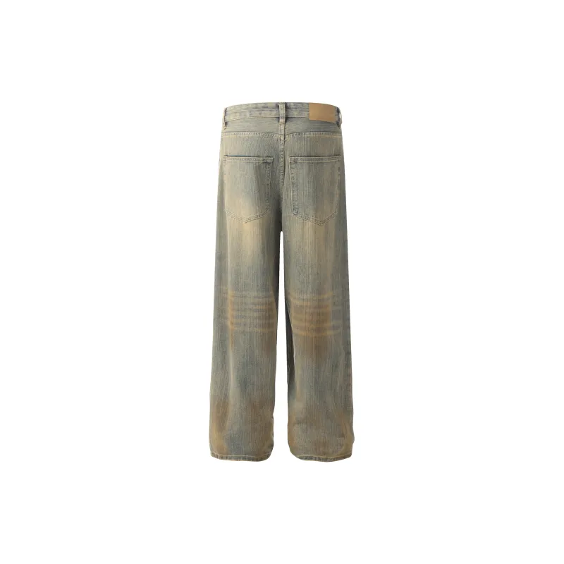 GBXM Jeans Unisex Yellow Mud-1