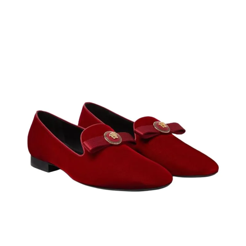 FANSIZHE Gianni Loafers Women's Red-2