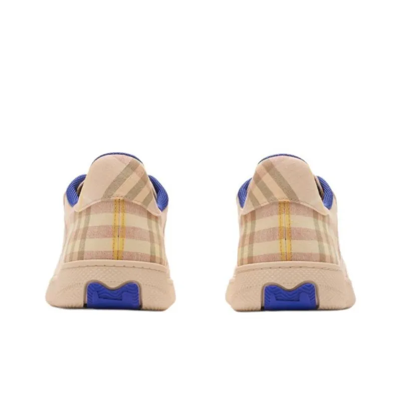 Burberry Terrace Low Top Skateboard Shoes Women's Brown-4