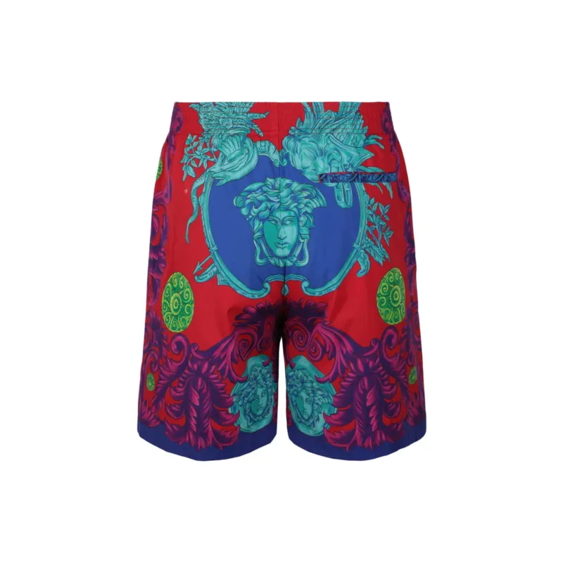 VERSACE Casual Shorts Men's Red-1
