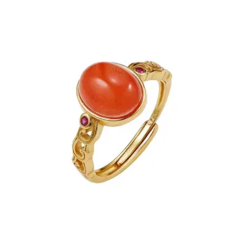 CHIC ZONE Jade Rings Women's