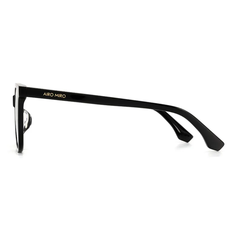 AIRO MIRO Plate Frame Square Sunglasses Unisex Pink-7