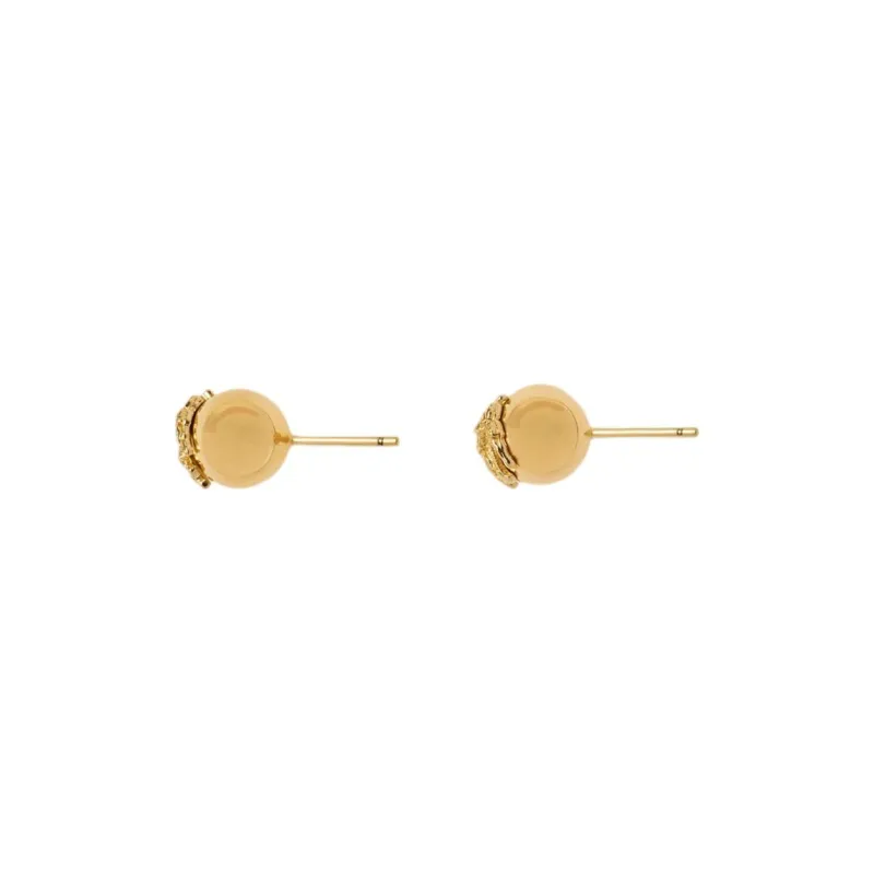 Burberry Brass Gold plated Stud Earrings Women's Gold-0