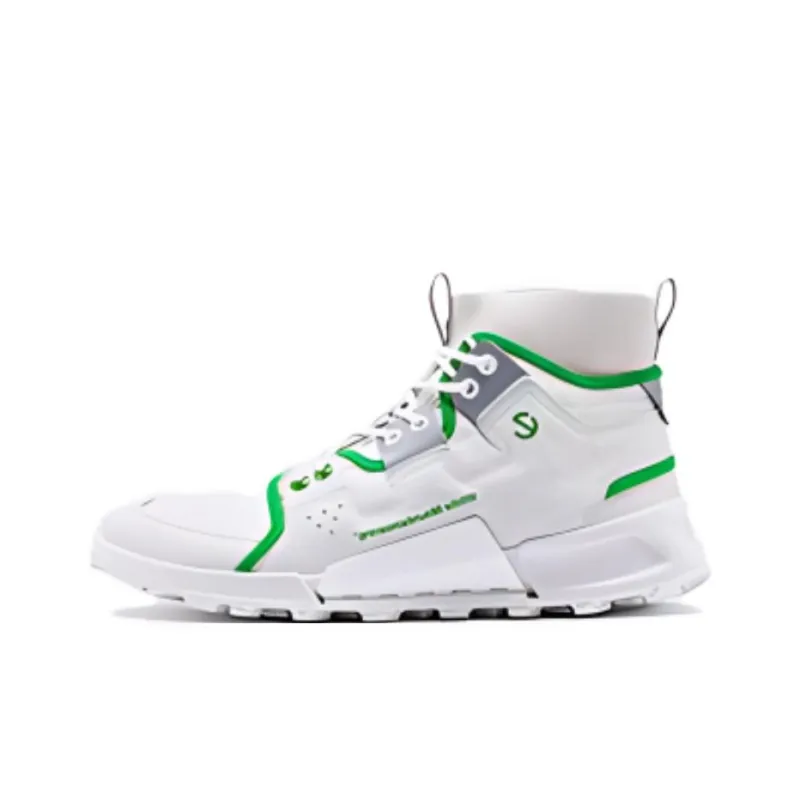 White Mountaineering x Ecco Biom 2.1 Anti Slip Wear Resistant High Top Hiking Shoes Men's White-1