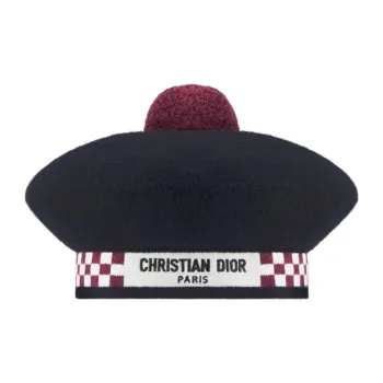 DIOR Lambswool Hats & Caps Women's Black