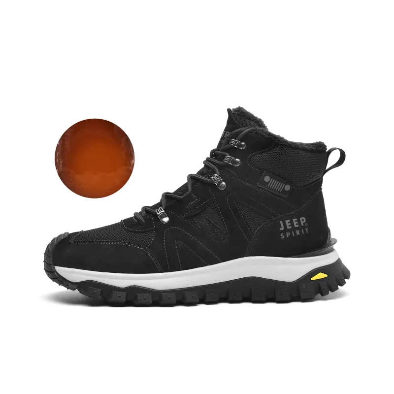 JEEP SPIRIT Slip Resistant, Abrasion Resistant, Impact Resistant, Thermal High Top Outdoor Shoes Men's Black-1
