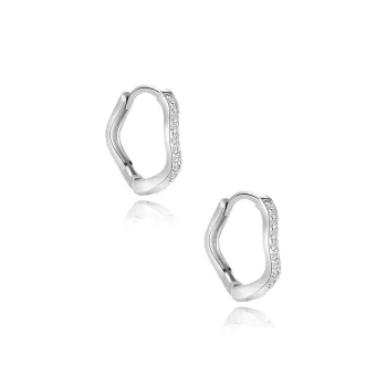CUOOYINO 925 Sterling Silver Earrings Women's Silver