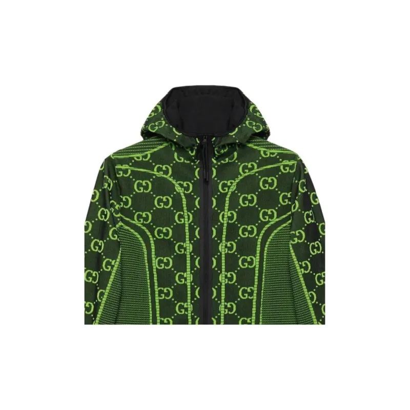 GUCCI Gg Tubular Jersey Zip Jacket-1