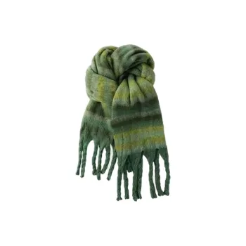 PISHUSHU Polyester Knit Scarves Unisex